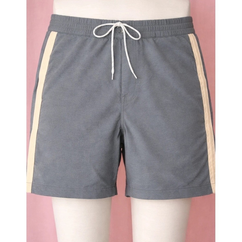 Wellen‎ Board Shorts NWT Mens 29 Gray Surf Swim Trunks 7 Inseam Unlined